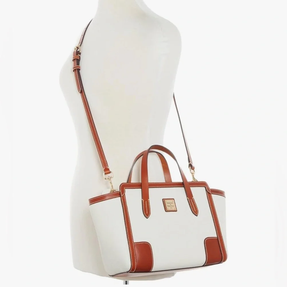 DOONEY & BOURKE 🆕 Pebble Grain Small Shopper Tote in Gorg Dandelion, rare color🔥 - Picture 5 of 5